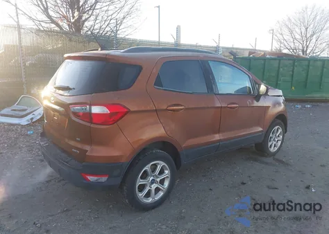 2020 Ford Ecosport Se z USA, uszkodzony, nr VIN MAJ6S3GL4LC388171